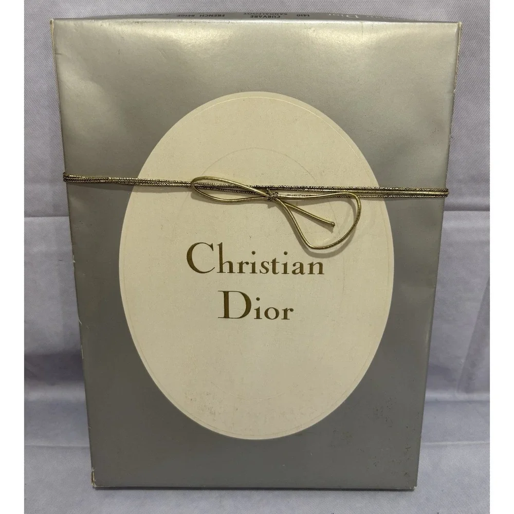Christian Dior Stockings Nylon New Open Box French Beige Size #2 Vintage‎